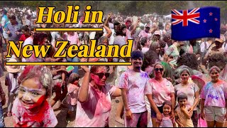 Holi in New Zealand !! न्यूज़ीलैंड में होली मनाई !!🇳🇿