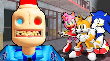 SONIC, TAIL AND AMY VS SIREN COP