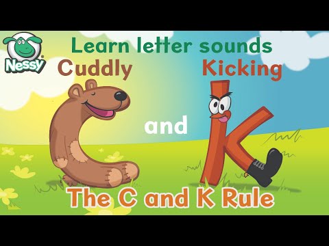 Nessy Spelling Strategy | Cuddly C and Kicking K | Learn to Spell