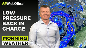 19/10/2025 - Regen in het westen, droger in het oosten - Ochtendweerbericht VK – Met Office Weather