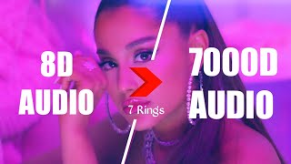 Ariana Grande - 7 rings (7000D AUDIO | Not 8D Audio) Use HeadPhone | Subscribe