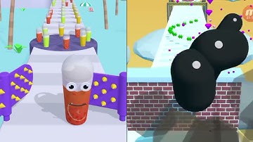 Tall Man Run VS Juice Run - All Level Gameplay Android, iOS - NEW BIG APK UPDATE