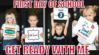 FIRST DAY OF SCHOOL | GET READY WITH ME | THE LEROYS