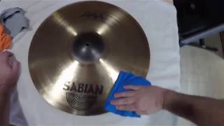 Cleaning cymbals with PLEDGE!! screenshot 5