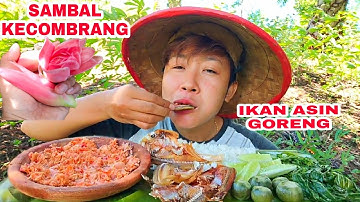 SAMBAL KECOMBRANG IKAN ASIN GORENG ENAKNYA FULL#mukbanglalapan #mukbang #asmr