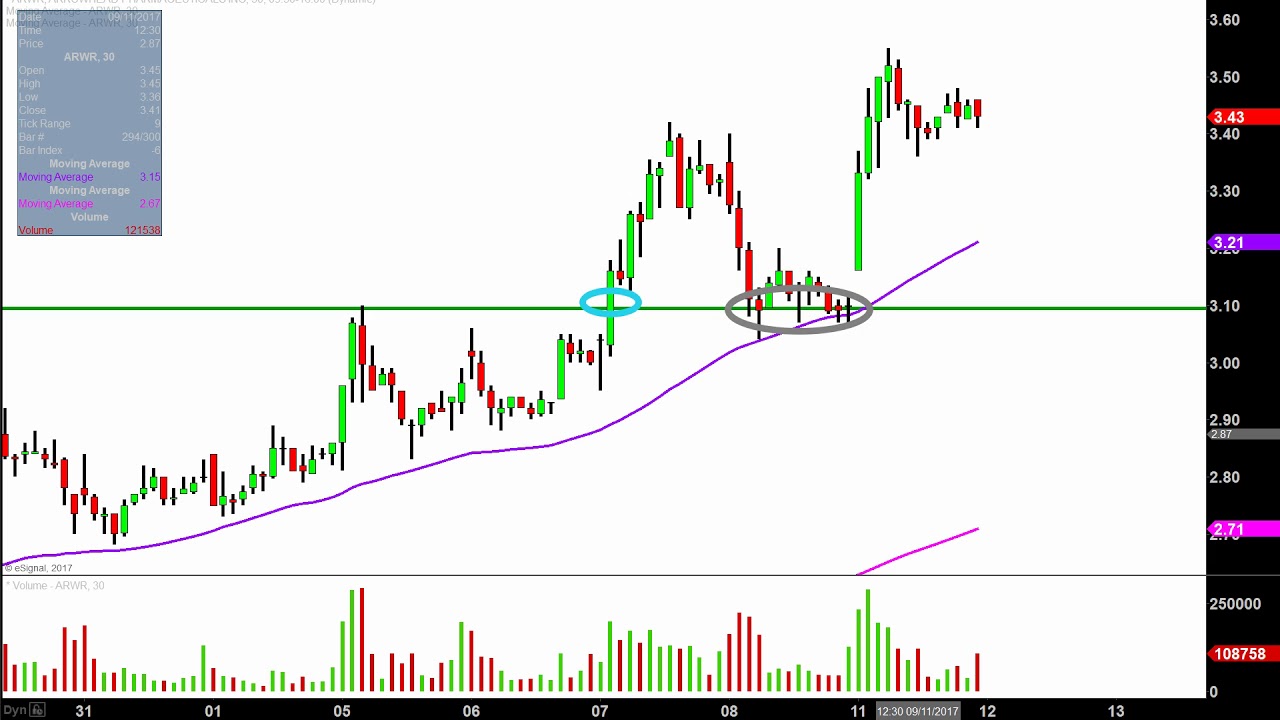 Arwr Stock Chart