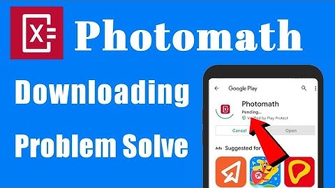Photomath App Not Install Downloading Problem Solve