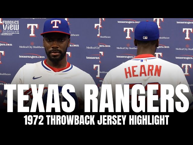texas rangers throwback jersey 2022