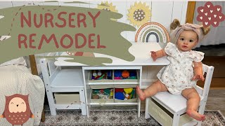 Reborn Doll Roleplay Routine | Nursery Remodel #rebornroleplay #reborn #rebornbaby