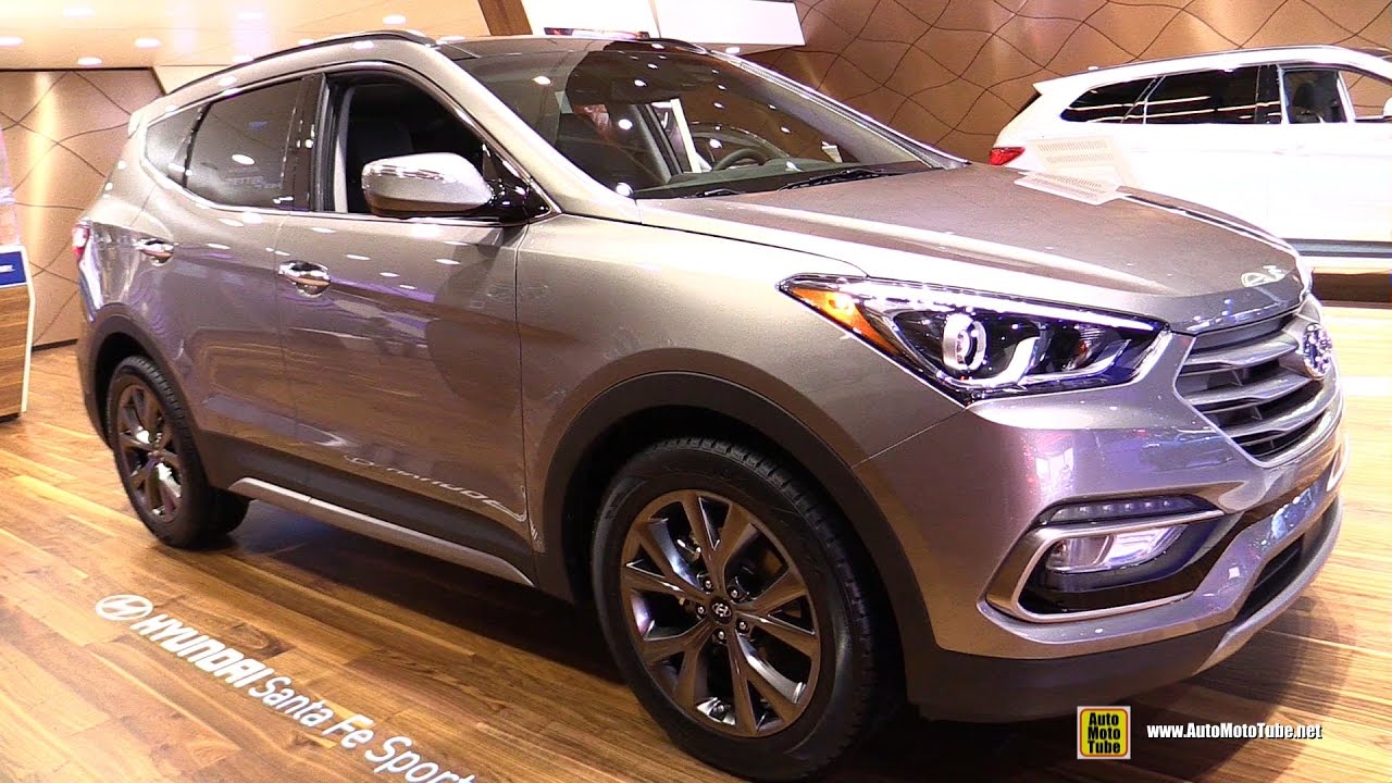 2017 Hyundai Santa Fe Sport Exterior And Interior Walkaround 2017 Detroit Auto Show