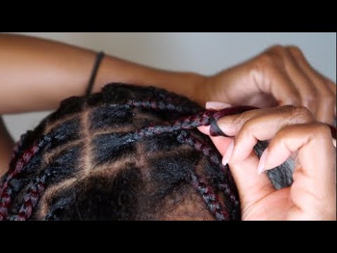 Doing my own Knotless Box Braids for the First Time | increesemypiece ...