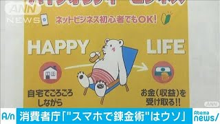 「スマホで錬金術、月120万円」はウソ！注意喚起(19/11/08)