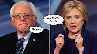 Bernie Sanders Blamed For Hillary's Sinking Poll Numbers Against Trump, From YouTubeVideos