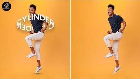 Create Cylinder Warp Text Effect in Photoshop | Circular Text Effect | Photoshop Tutorial