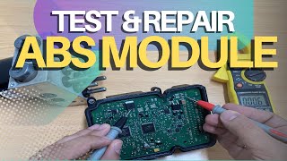 Don't Replace ABS Module Before Watching This | Repair ABS Module for Motor & Valve Relay Error