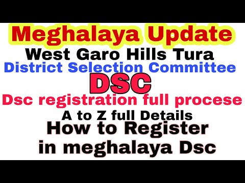 how to registration at DSC 2021 || west garo hills || TURA ||