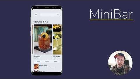 MiniBar - React full stack cocktail recipe app