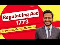 Regulating act of 1773  regulating act in hinglish  modern india history  lawyer prashant