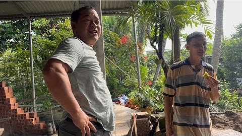 Nay Mẹ Bán Hết Sớm, Bơm Nước Đổ Cột Làm Hàng Rào, Thu Hoạch Dưa Leo #1216 - Hai Sướng 