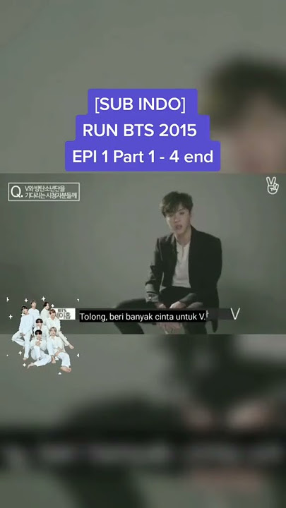 RUN BTS 2015 EPI 1 part 4 end SUB INDO#bts #runbts #shorts