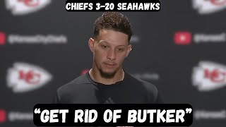 Information Patrick Mahomes BLASTS Harrison Butker after loss - Post Game Interview - Chiefs vs Seahawks News