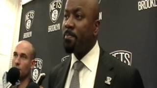 Brooklyn Nets General Manager Billy King Speaks With The Media At Brooklyn Backcourt