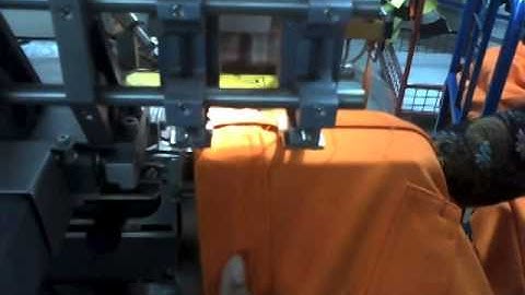VIBEMAC 3650EV8 - Belt loop unit working on Flame Proof fabric
