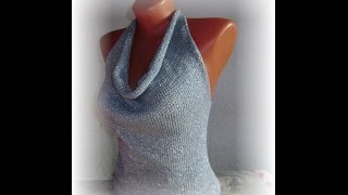 Топ с открытой спиной воротником качели knitting ideas Топ с открытой спиной воротником качели knitting ideas
