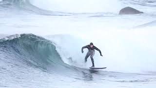 Winter Surfing in Norway