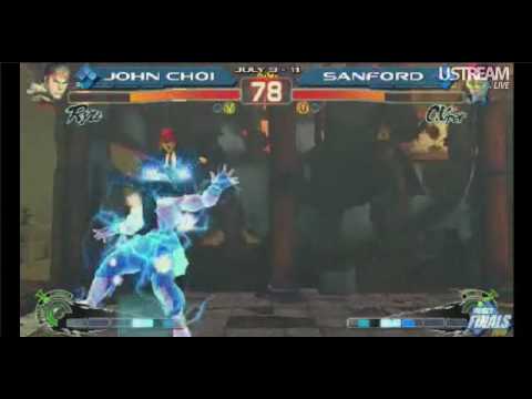 |EVO2010| SSF4 - John Choi (Ryu) vs. Sanford (Viper) Semi-Finals