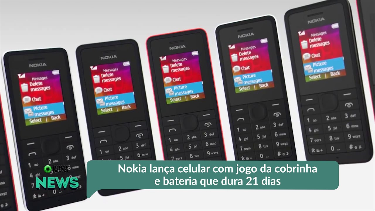 Nokia 110 fabricado no Brasil é lançado com jogo da cobrinha