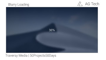 How to make Blurry Loading | Day 5 | HTML CSS JS | 50Projects50Days