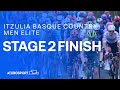 Impressive sprint finish   stage 2 finish itzulia basque country 2024  eurosport cycling