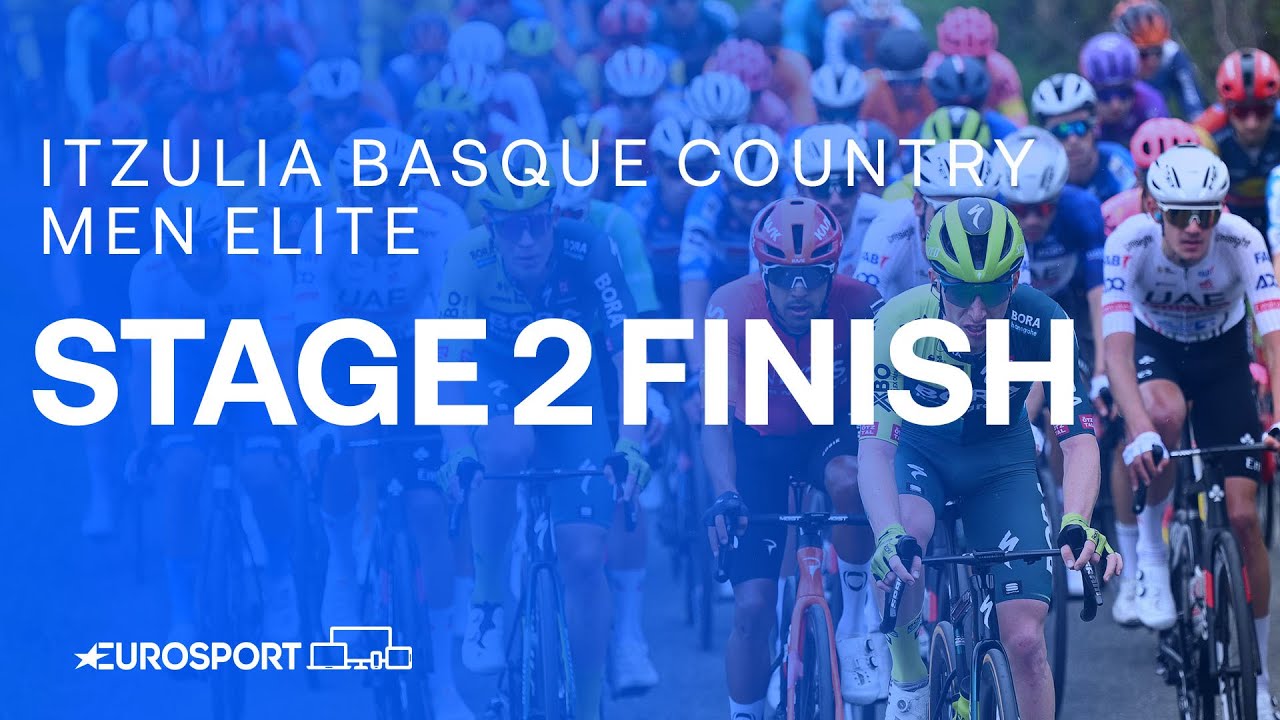 AMAZING VICTORY! 🥇 | Stage 6 Finish Itzulia Basque Country 2024 | Eurosport Cycling