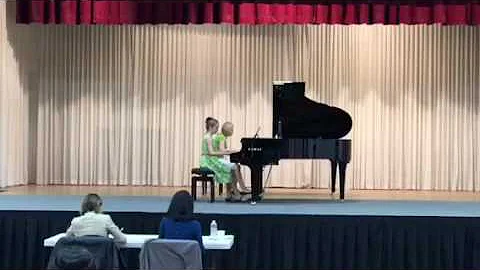 Genevieve's piano recital
