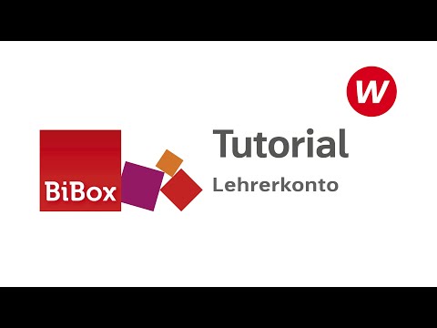 BiBox-Tutorial: Lehrerkonto