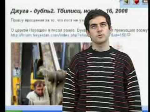 Reaction of armenian blogging community to vandalism in st. Norashen church in Tbilisi, Georgia. Aired on Yerkir Media, December 2 2008