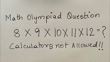 UK - Math Olympiad Question | You should be able to solve this without calculators!!