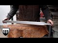 Forging a multibar viking sword, part 2, heat treatment.