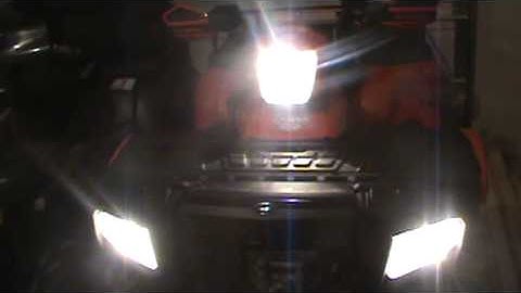 Polaris Sportsman 3 Headlight Mod