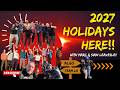 2027 HOLIDAYS 