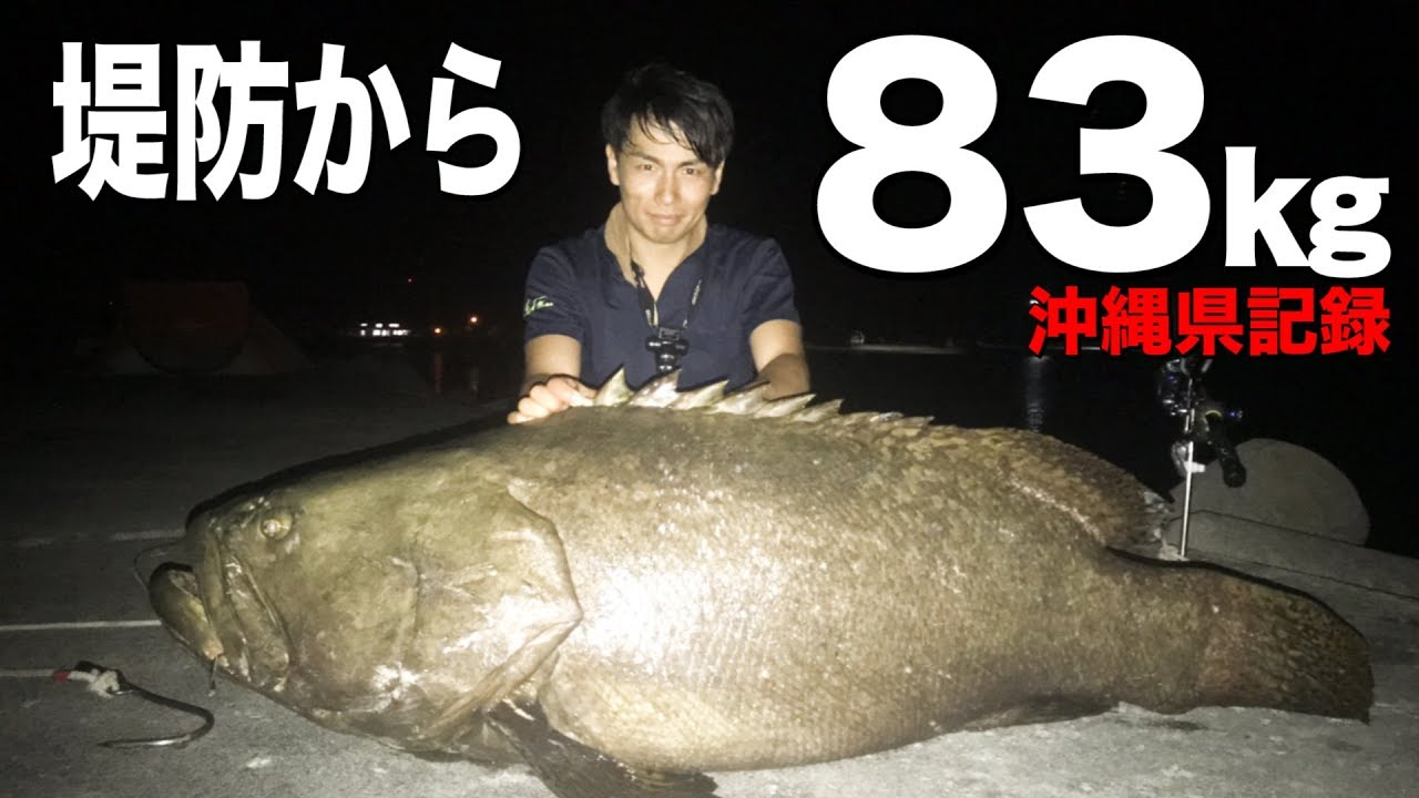生涯一本の奇跡 超巨大魚との死闘の記録はこちら 石垣第3夜 Youtube