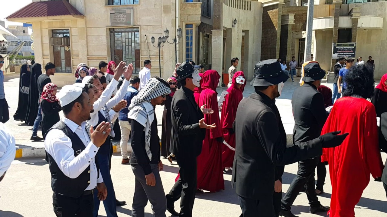 الحفلة التنكرية لطلاب قسم الوقاية دفعة (الفركة افه )جامعة المثنى