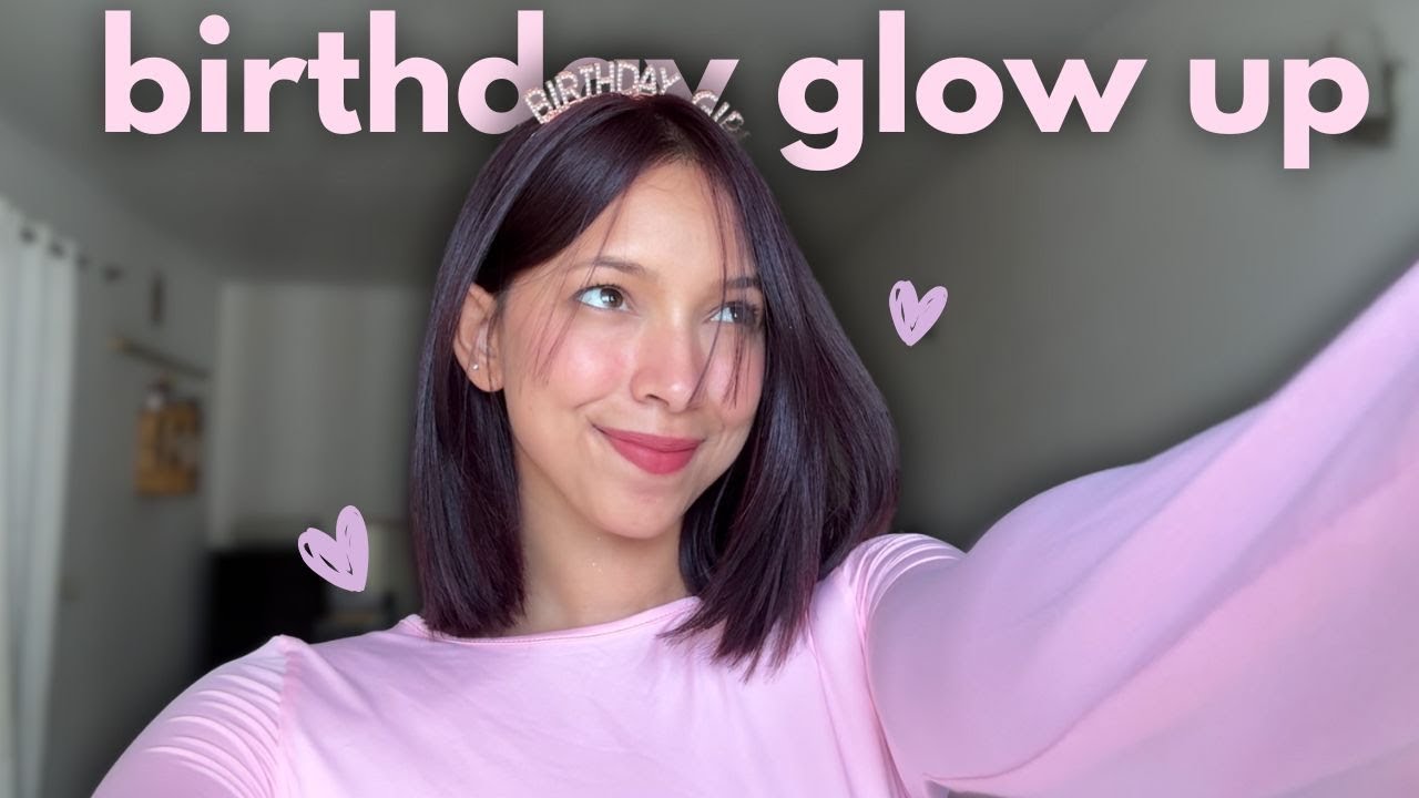 My Birthday Glow UP | New Hair Colour, Pinteresty Nails & MORE ️ - YouTube