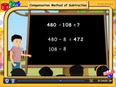 Compensation Method of Subtraction   Subtraction   CBSE Class IV Maths