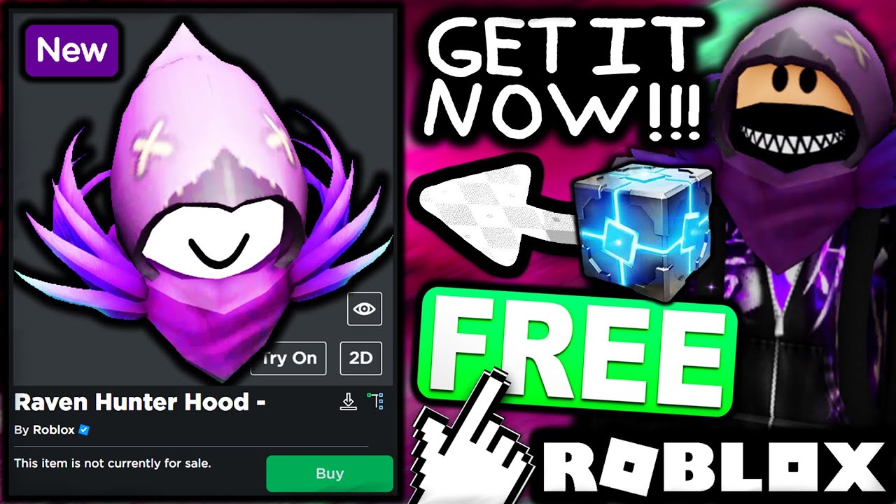 Dominus?! How To Get Raven Hunter Hood - Tower Defense Simulator on  Roblox - FREE FOR PRIME 