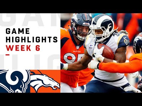 Rams vs. Broncos Week 6 Highlights | NFL 2018