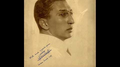 Pouishnoff plays Glazunov -- Theme & Variations, Opus 72