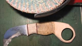 How to Make a Karambit Knife Using a Mora Blade
