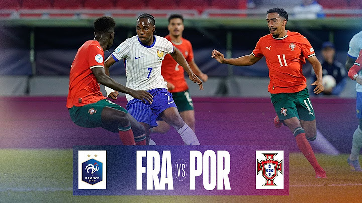 Le résumé de France - Portugal à l'Euro Espoirs 2025